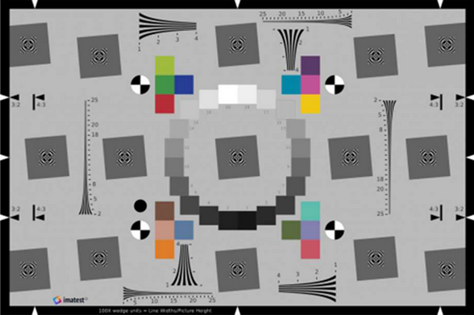 2014ISO(E-SFR)分辨率測(cè)試卡攝像頭檢測(cè)圖卡