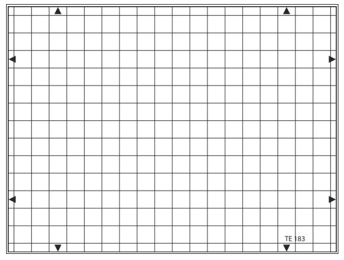 19/14-網(wǎng)格測(cè)試圖攝像機(jī)畸變測(cè)試卡